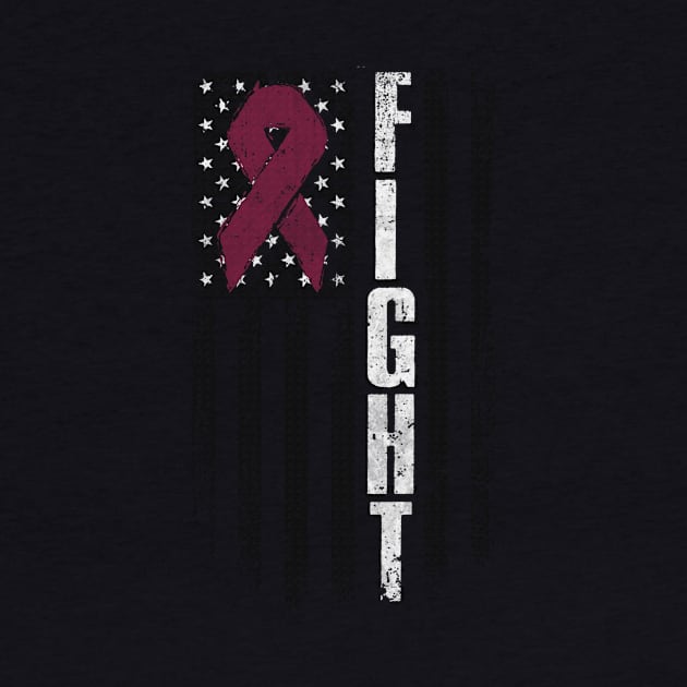 Faith Flag American Sickle Cell Awareness Burgundy Ribbon Warrior Support Survivor by celsaclaudio506